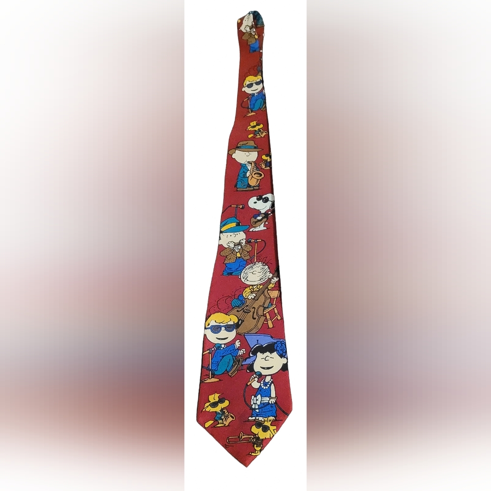 Peanuts Tie Charlie Brown Red‎ Classic